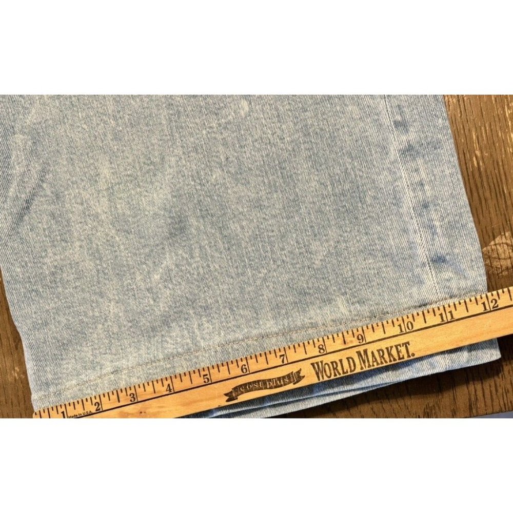 American Eagle Super High Rise Baggy Wide Leg Jeans Blue Y2K 90s Cargo Size 16 - Picture 4 of 12